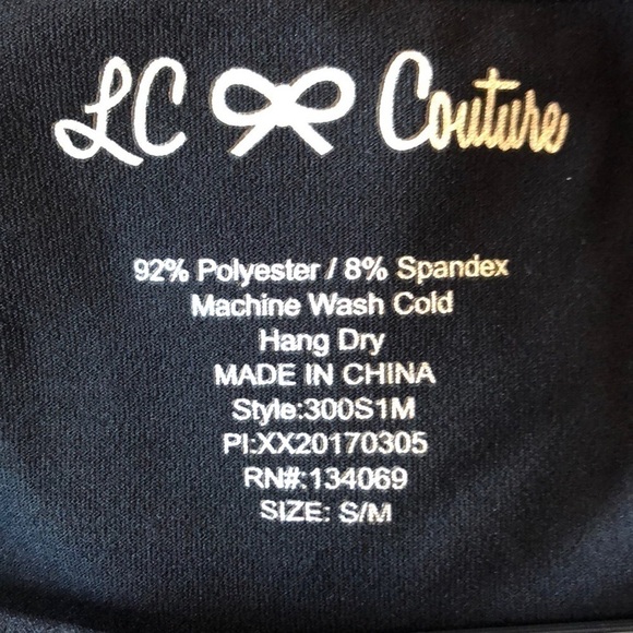 nwt LC Couture S/M Tank Top with Some Sparkle - Picture 5 of 5